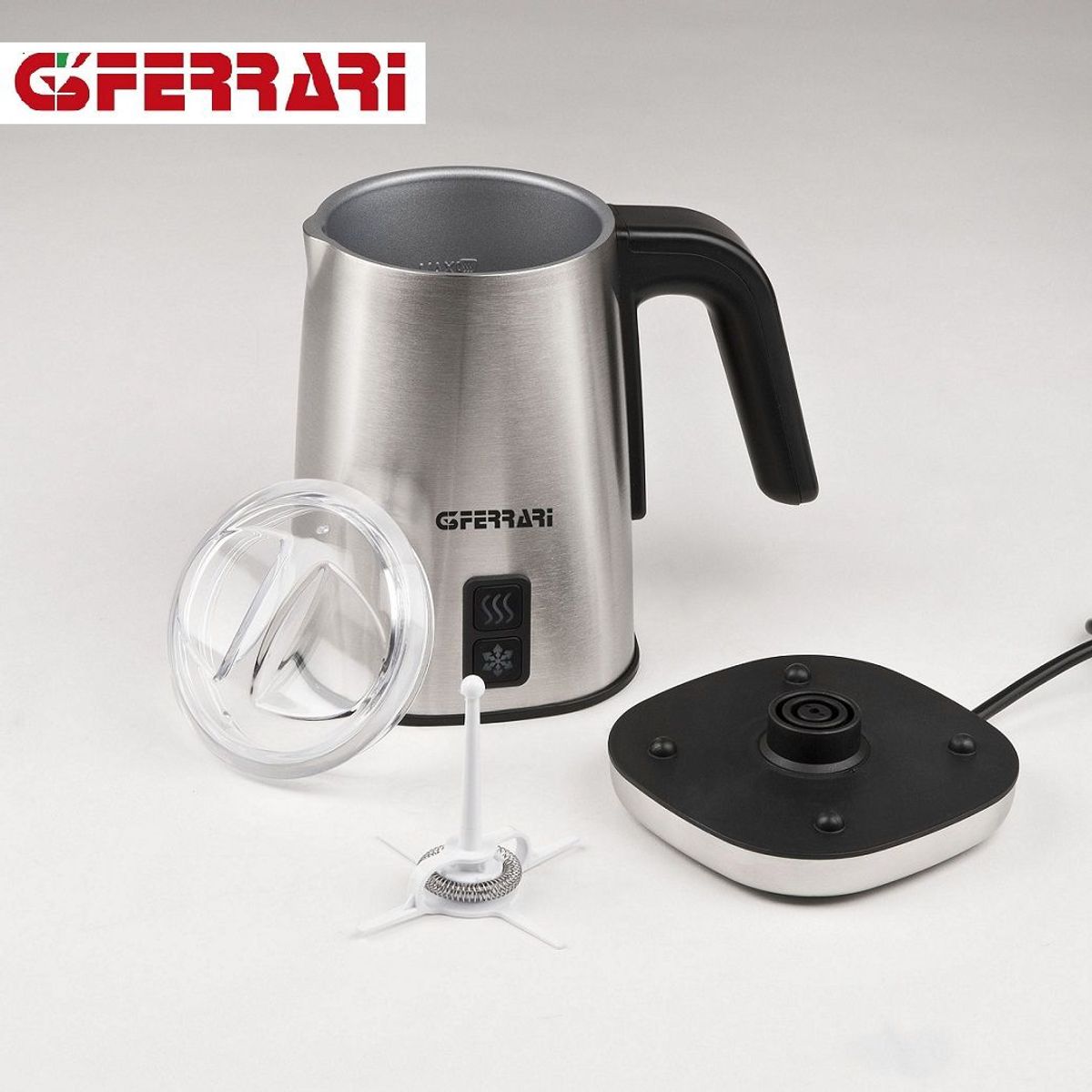G3FERRARI - Milk Frother 3 funciones 350ml SPUMA 500W G3FERRARI