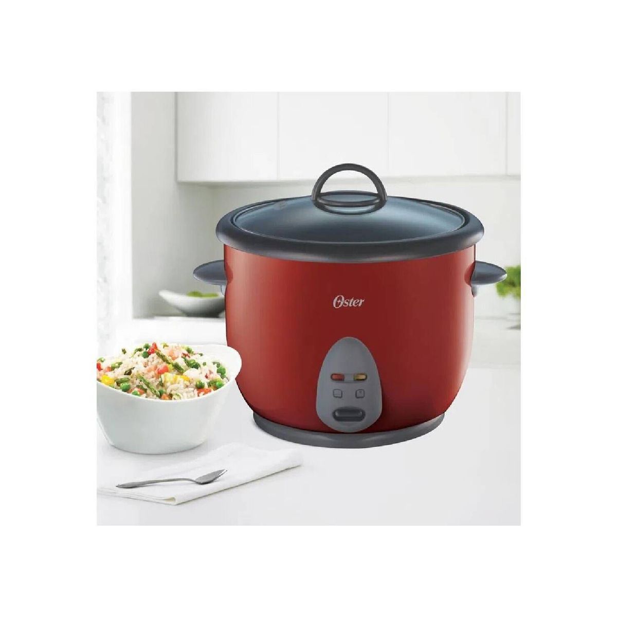 OSTER - Arrocera Oster CKSTRC1700R 1.8 Lts Antiadherente - Rojo