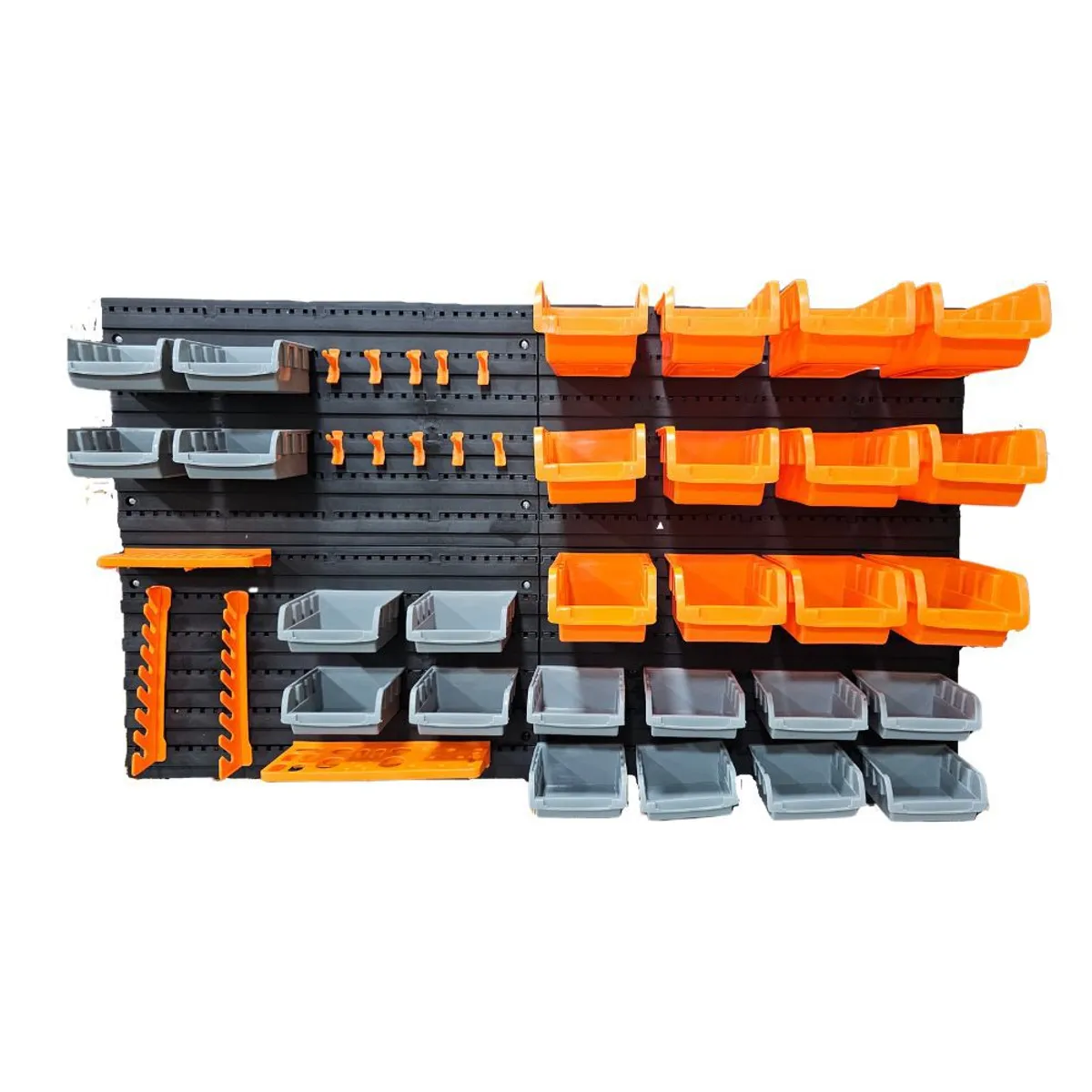 SHEEPBUSTER - Organizador de Herramientas de Pared Gris con Naranja
