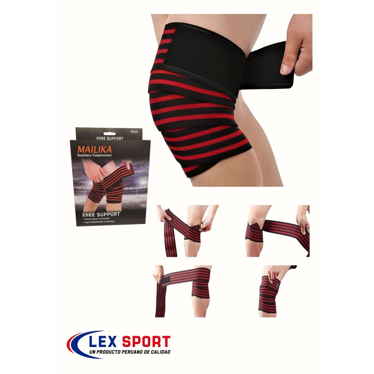 GENERICO - Rodilleras De Potencia Para Pesas Levantamieno De Pesas GYM