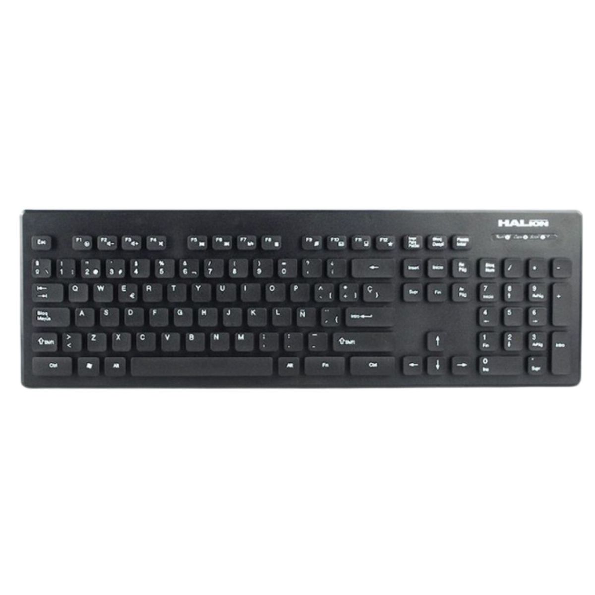 HALION - Teclado Halion standar Ha-K116 Alambrico Conexion Usb Color Negro