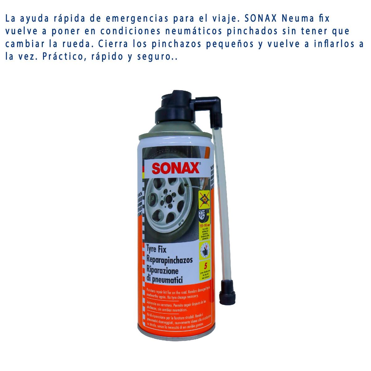SONAX - Inflador Neumatico Reparapinchazos Inflapinchazos Sonax