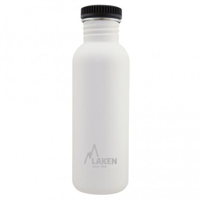 LAKEN - BOTELLA ACERO INOXIDABLE BASIC STEEL BLANCO 075L - LAKEN