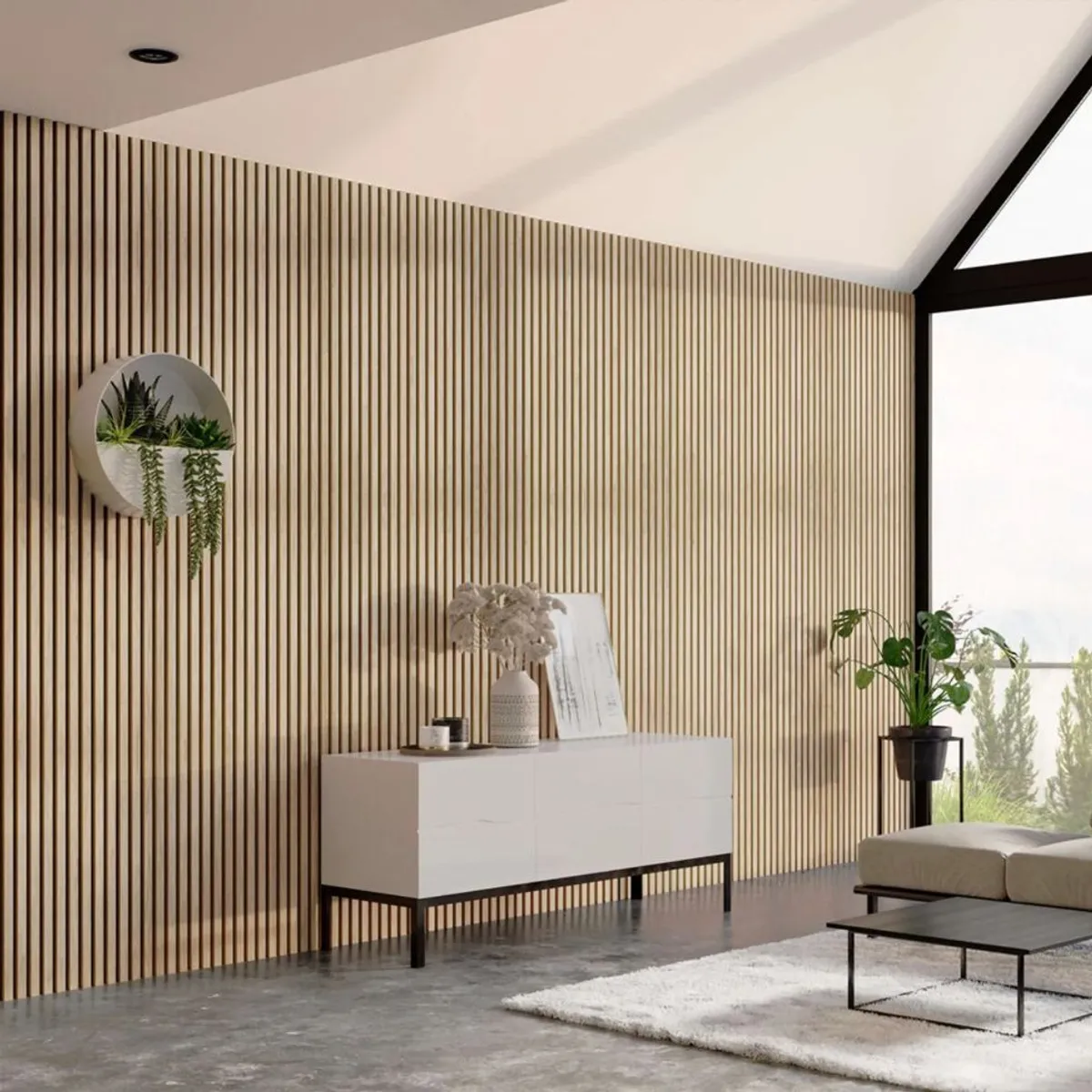 DECORPLAS - Wall Panel Wpc Por Unidad Color Carvalo Para Decoracion