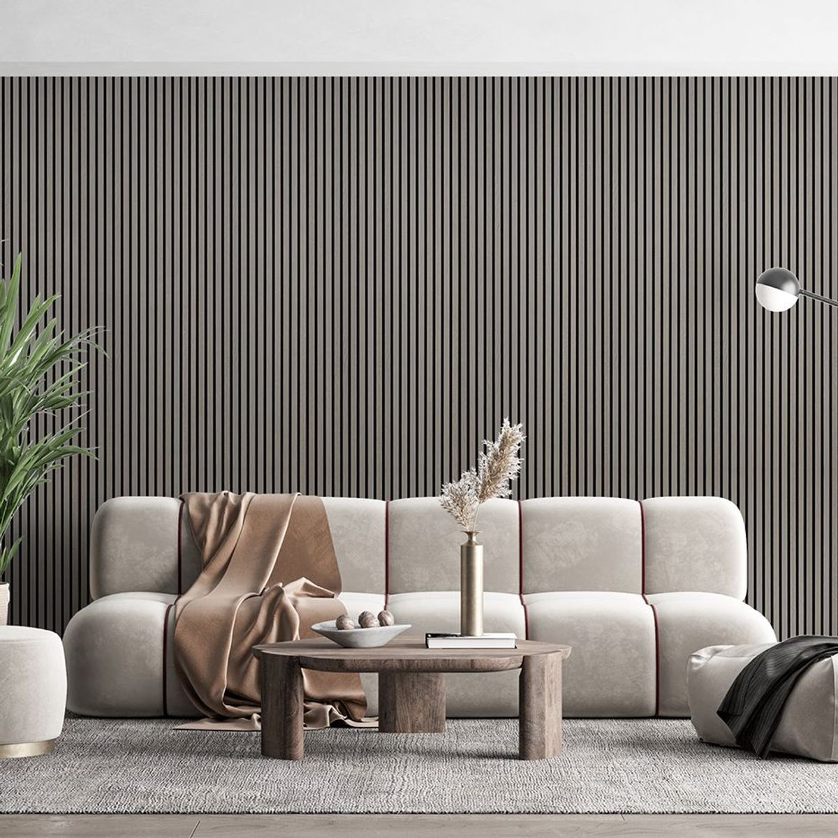 DECORPLAS - Wall Panel Wpc Por Unidad Color Expresso Para Decoracion