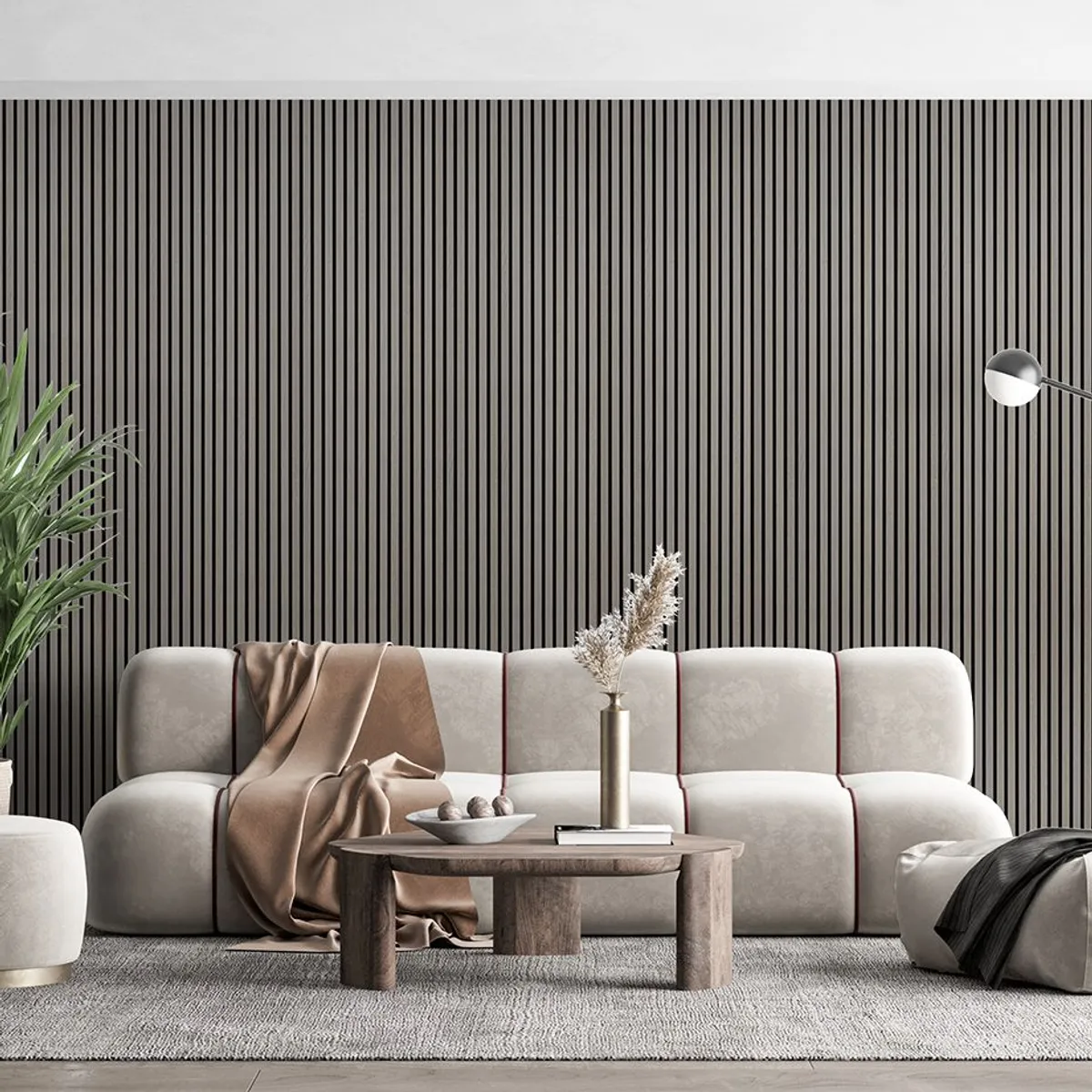 DECORPLAS - Wall Panel Wpc Por Unidad Color Expresso Para Decoracion