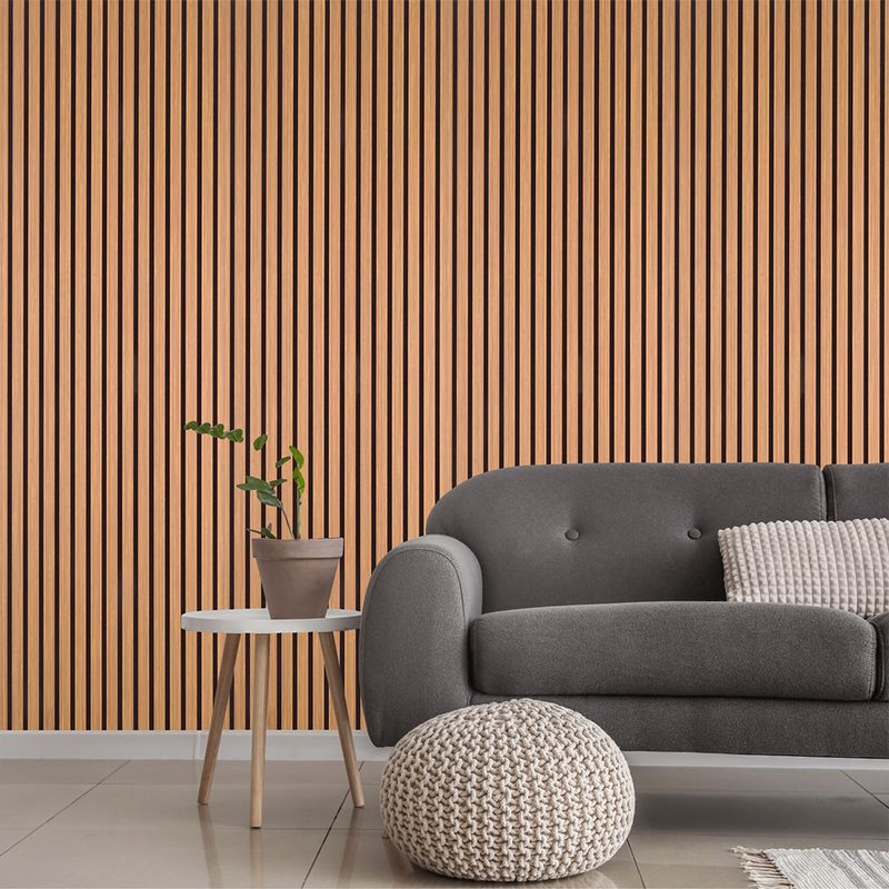 DECORPLAS - Wall Panel Wpc Por Unidad Color Roble Para Decoracion
