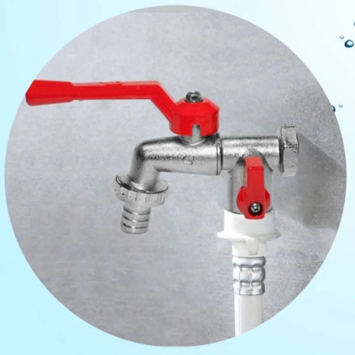 C&A - Llave Doble Para Lavandería 12