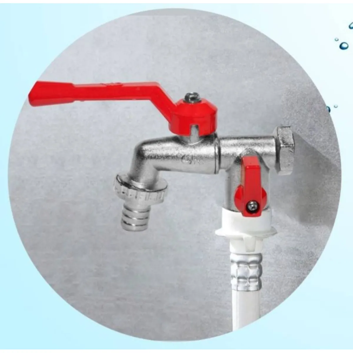 C&A - Llave Doble Para Lavandería 12