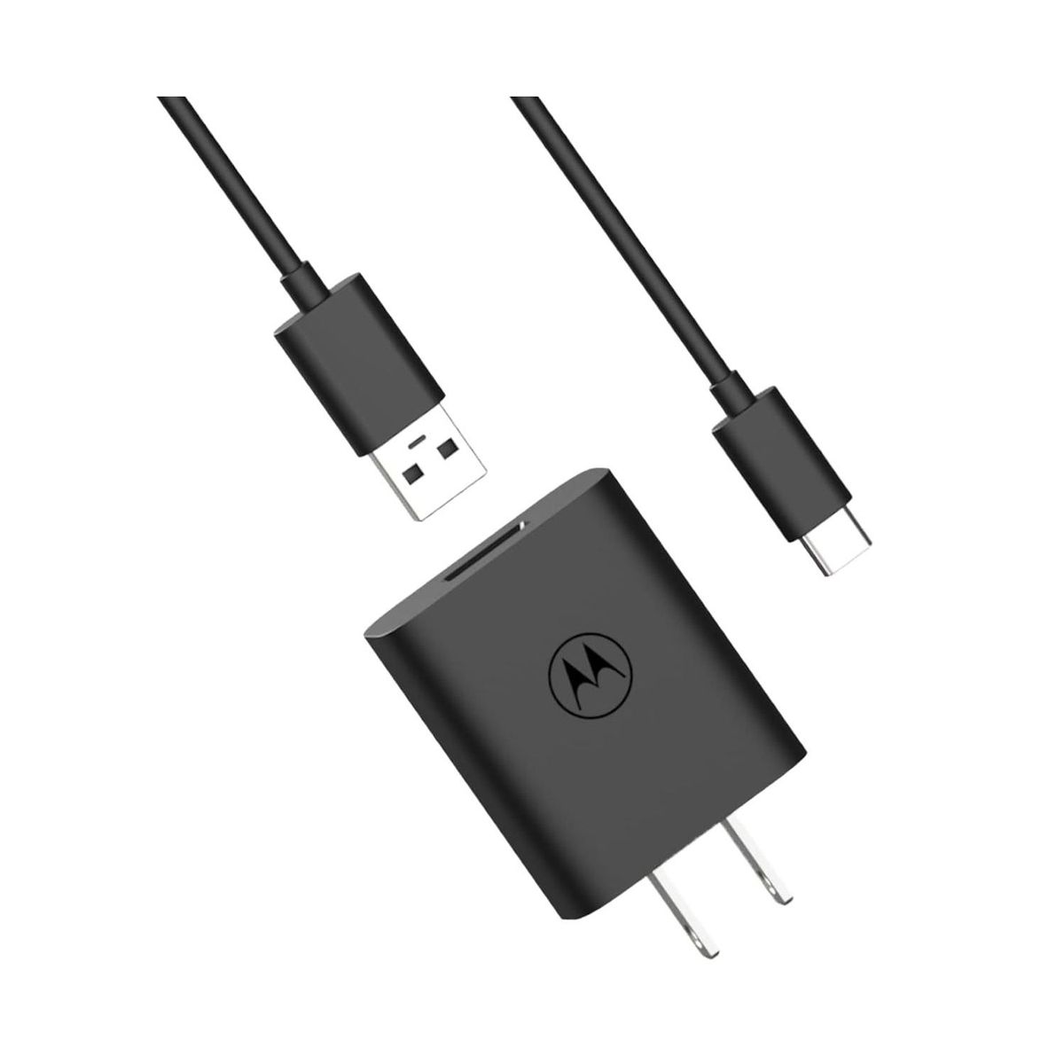 MOTOROLA - Motorola TurboPower 20W QC30 Cargador con cable USB-A a USB-C
