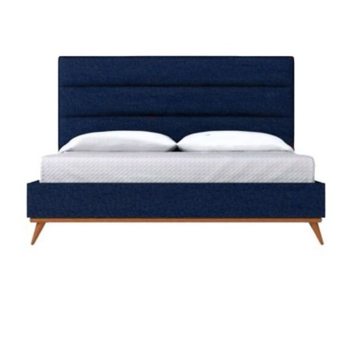 GENERICO - Cama Fabregas 2 Plazas - Azul Oscuro