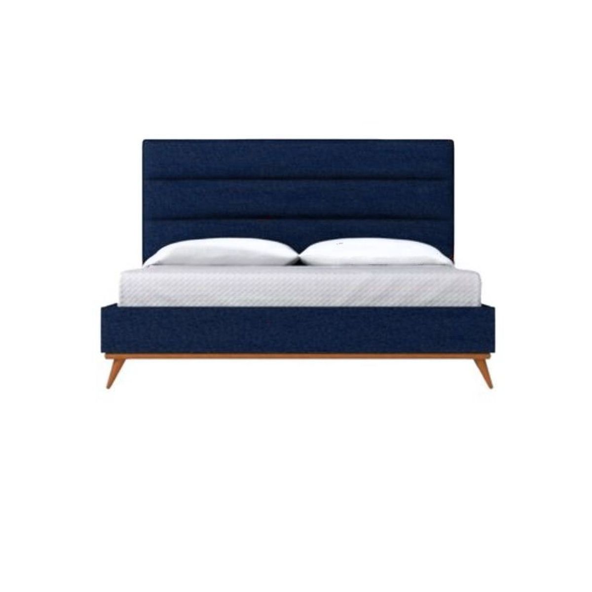 GENERICO - Cama Fabregas 2 Plazas - Azul Oscuro