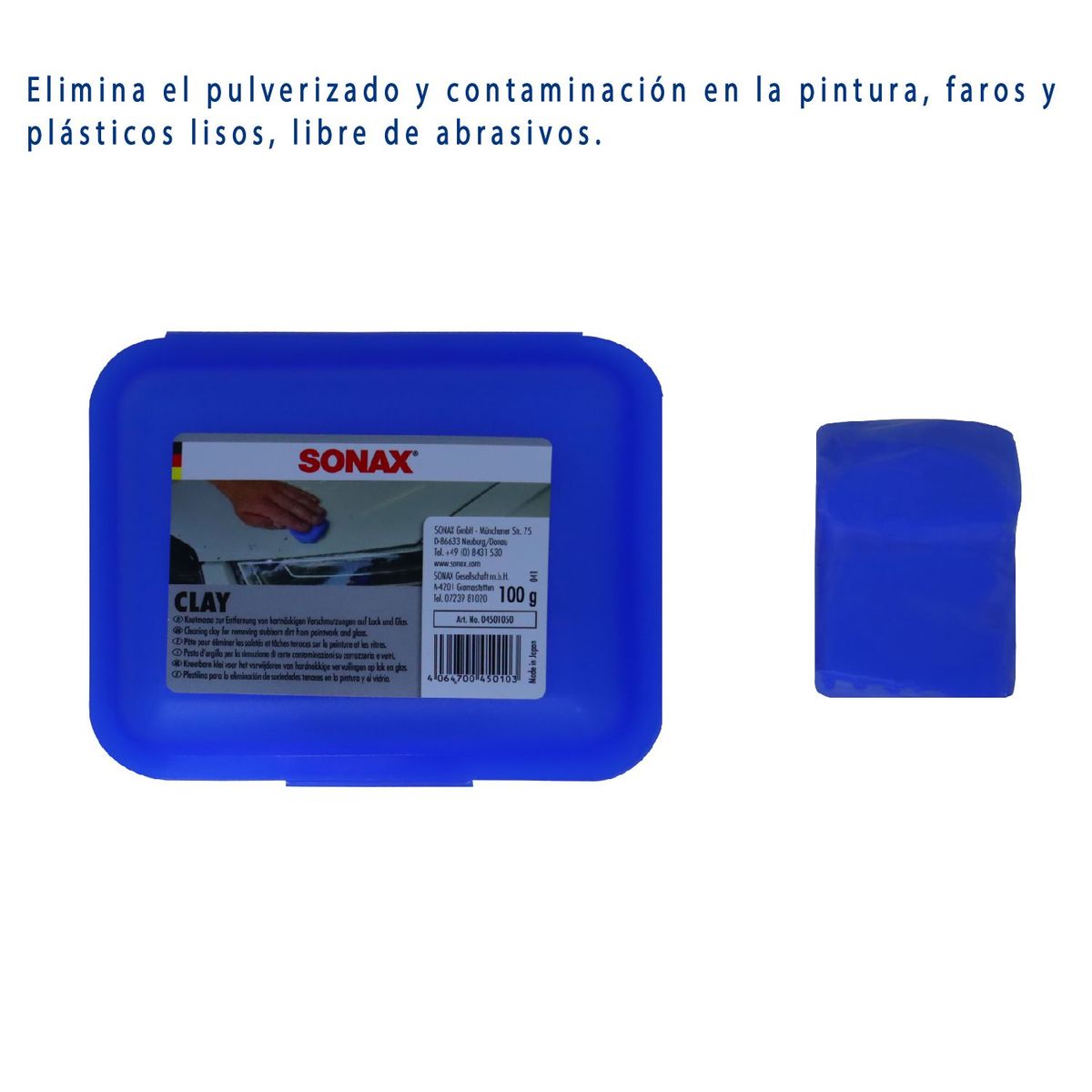 SONAX - LIMPIADOR DE PULVERIZADO SONAX PLASTIC CLAY