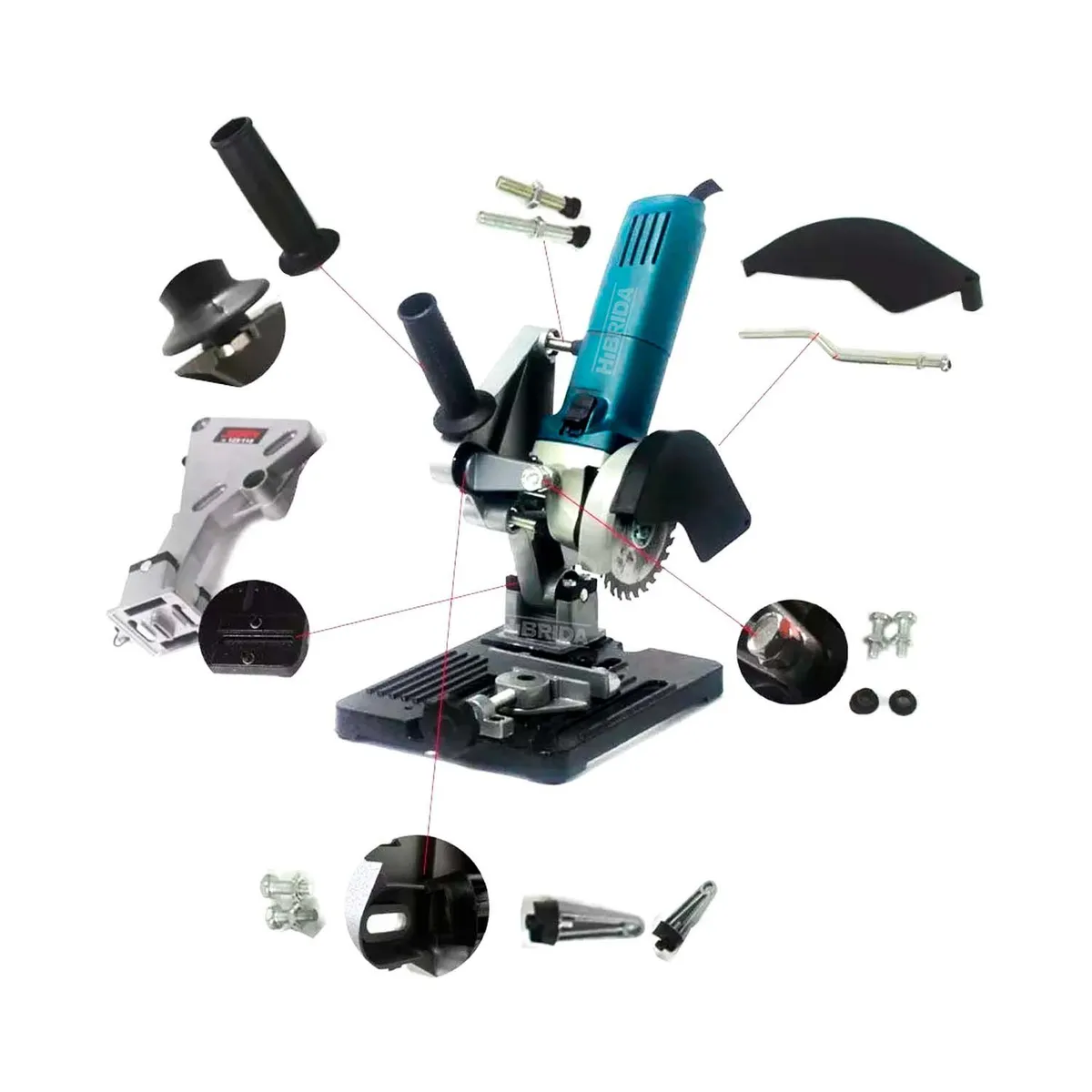 XTD - Soporte de Amoladora Angular Esmeril Ingletadora