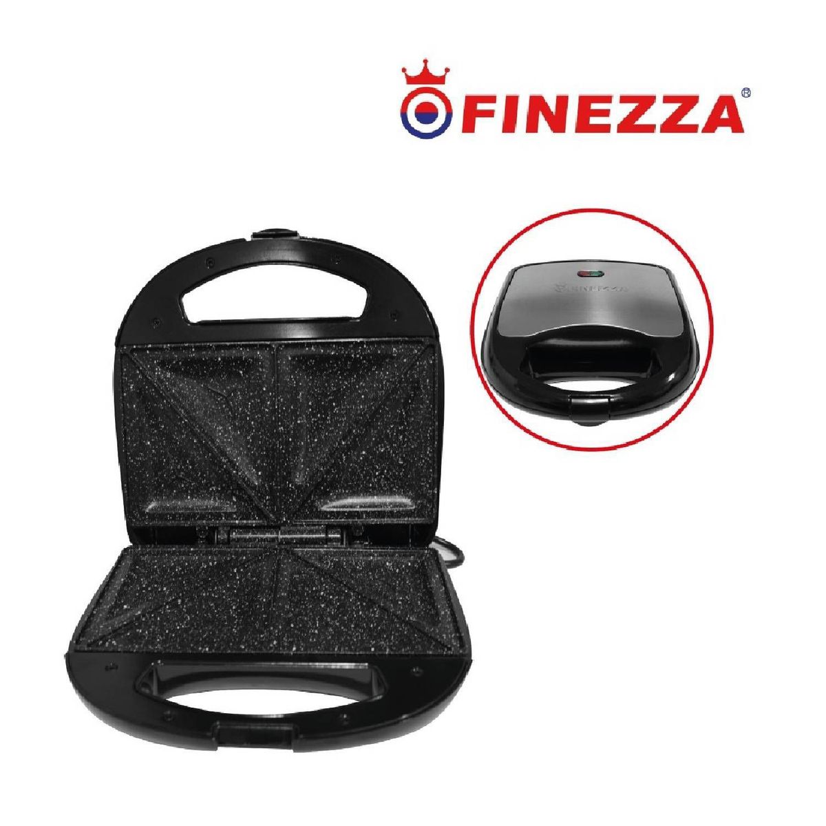 FINEZZA - Sandwichera Finezza FZ-822GS Antiadherente