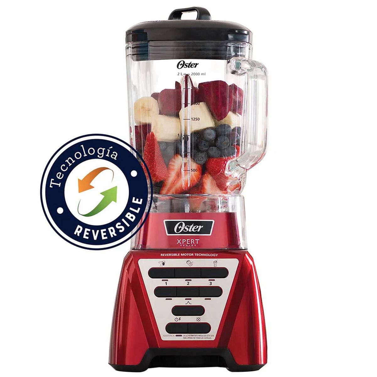 OSTER - Licuadora Oster Xpert Series 2L 1100W BLST3A-R2G Rojo