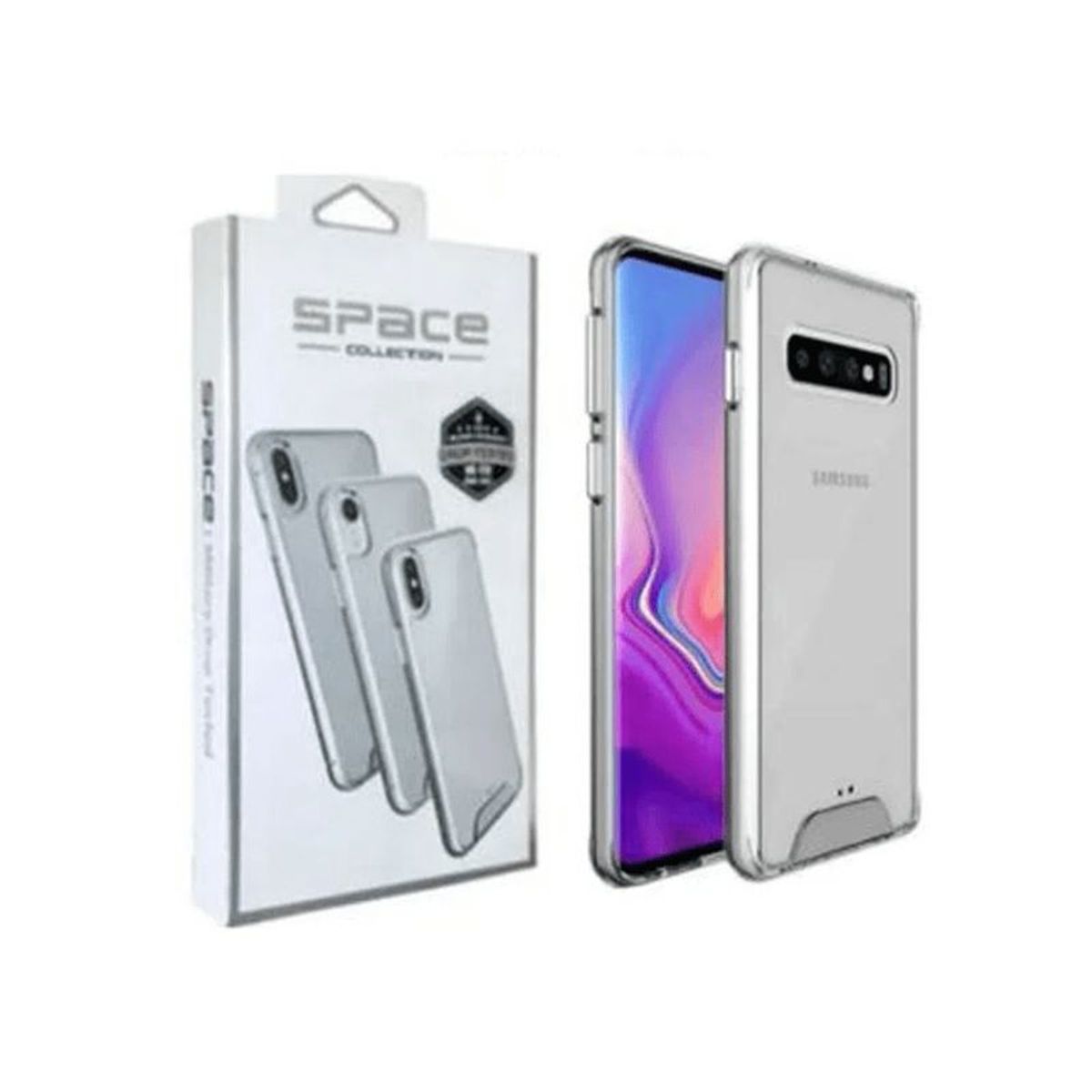 OEM - Case Space Transparente Para Samsung S10 PLUS