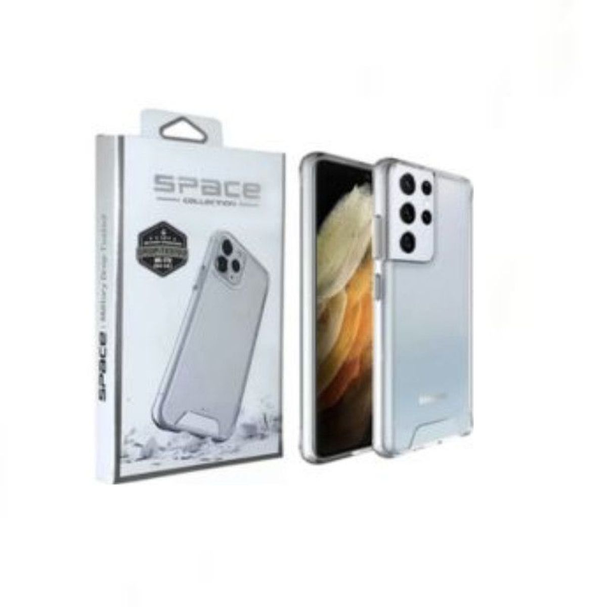 OEM - Case Space Transparente Para Samsung S21 ULTRA