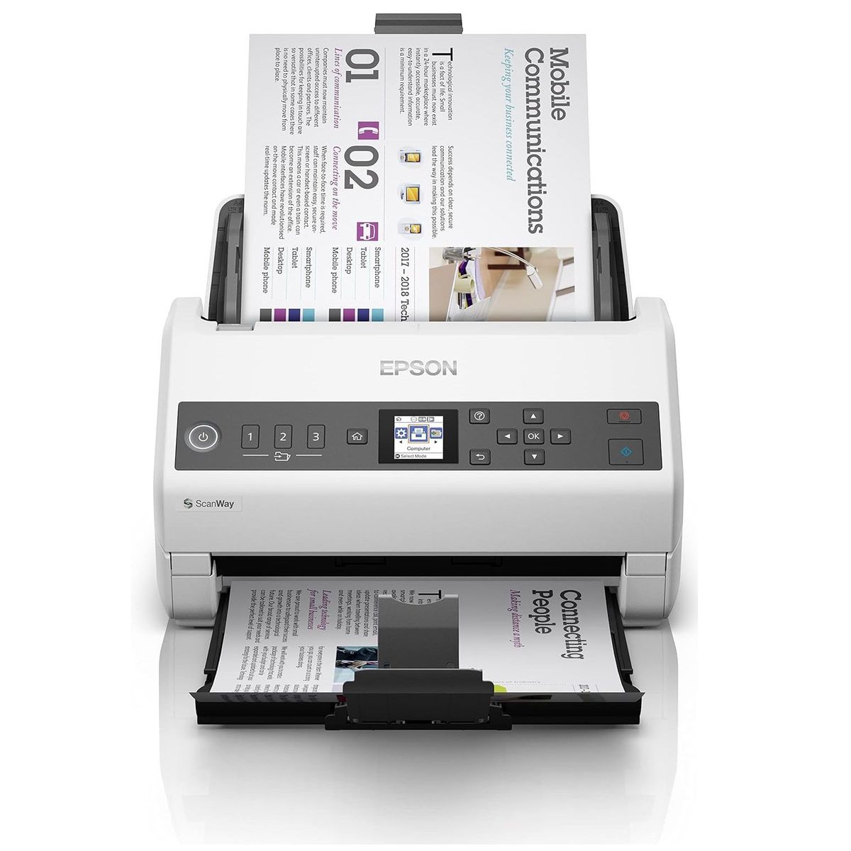 EPSON - Escáner Epson DS-730N Usb 20 Ethernet Duplex A Color