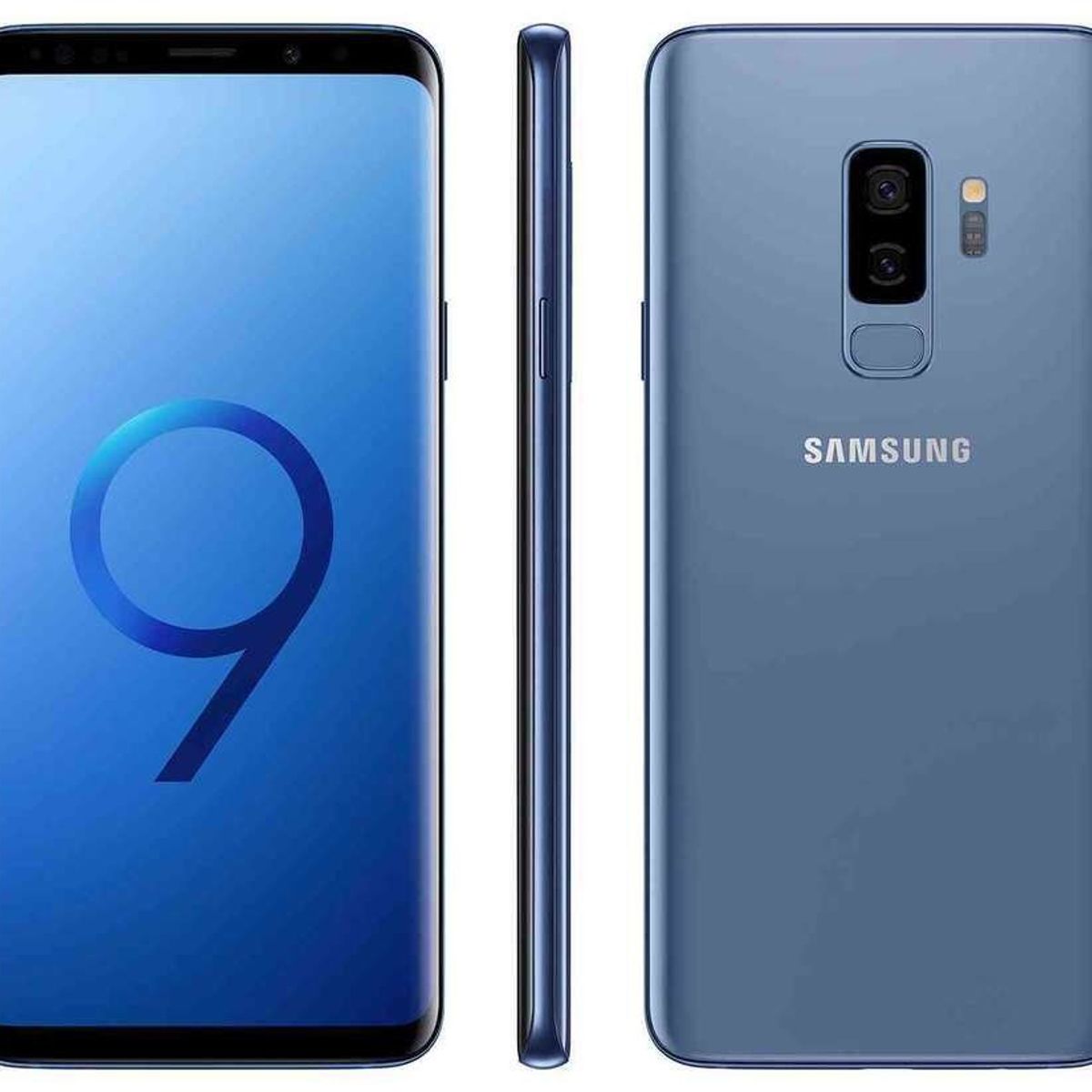 SAMSUNG - Samsung Galaxy S9 Plus 64GB Grado A Azul Reacondicionado