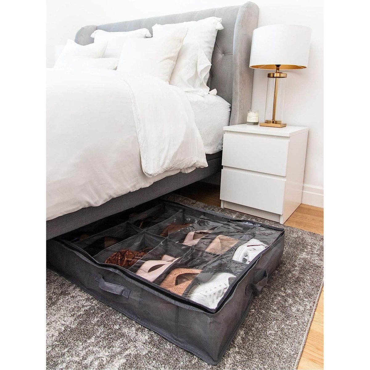 GENERICO - Organizador de Zapatos Divisor Multiusos Bajo la Cama