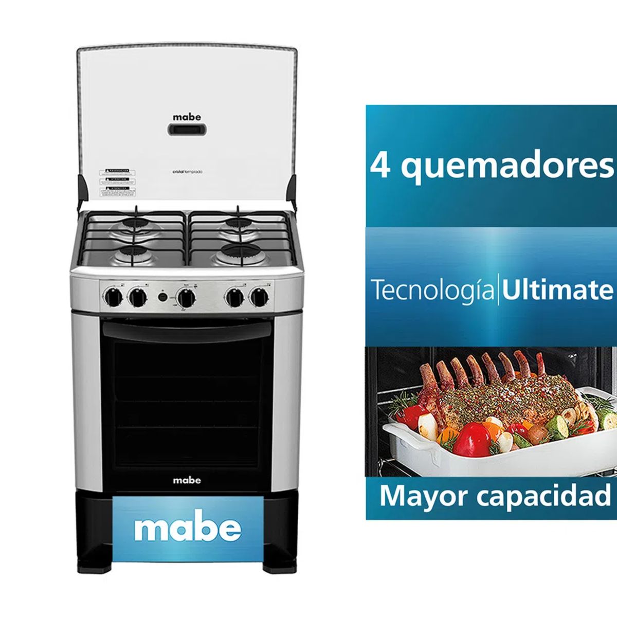 MABE - COCINA DE PIE MABE 60 CM CMP6014AG1 4 QUEMADORES