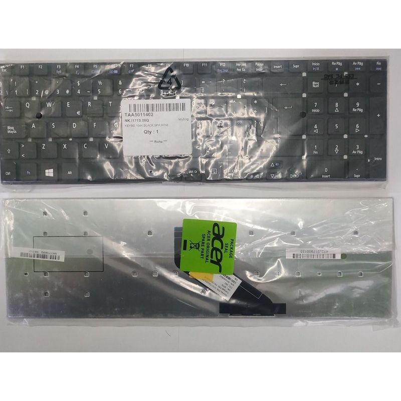 ACER - Teclado laptop Acer Aspire 5830 5755 E5-511 E5-571 E1-530