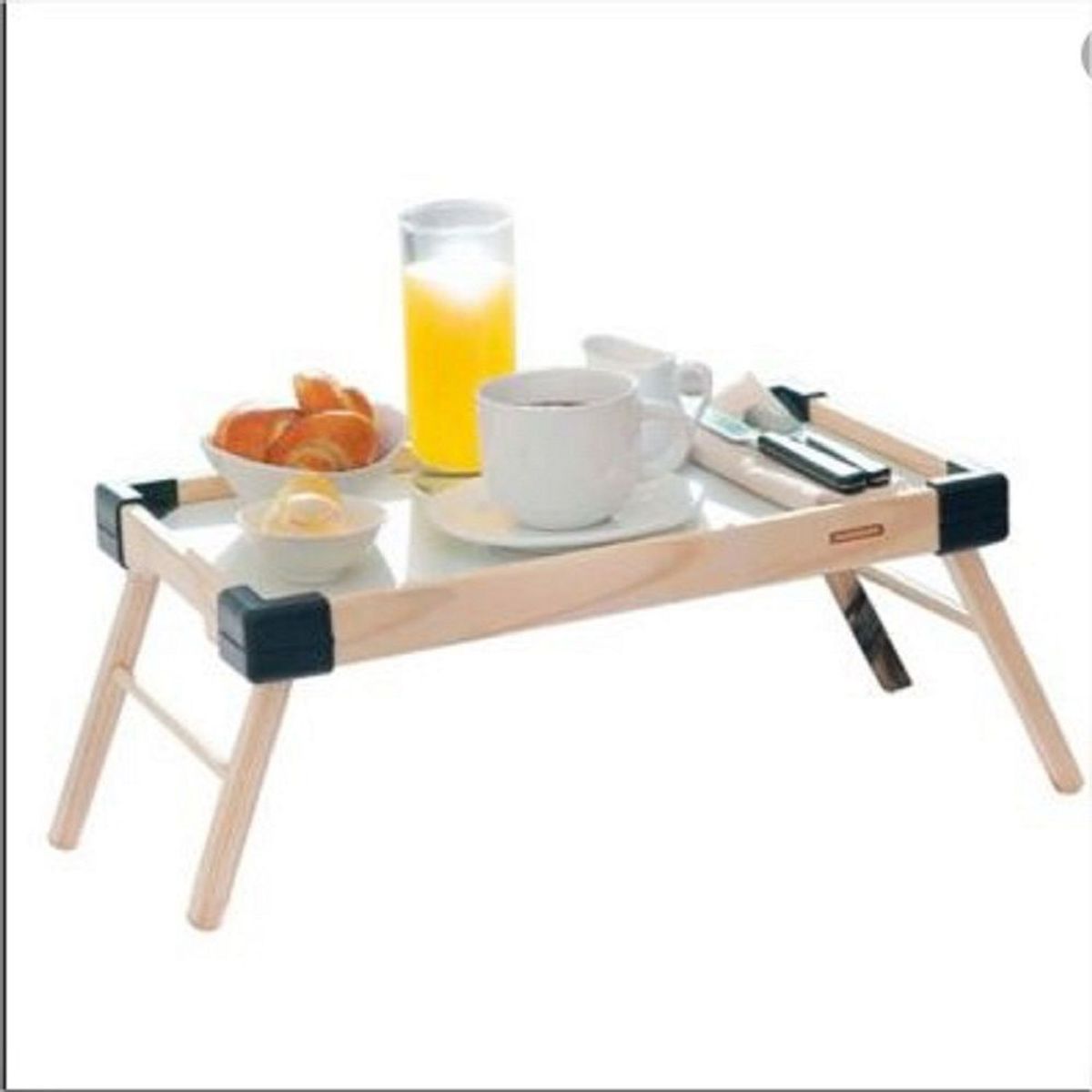 GENERICO - Mesa Bandeja Plegable De Madera Para Cama Desayuno Tramontina