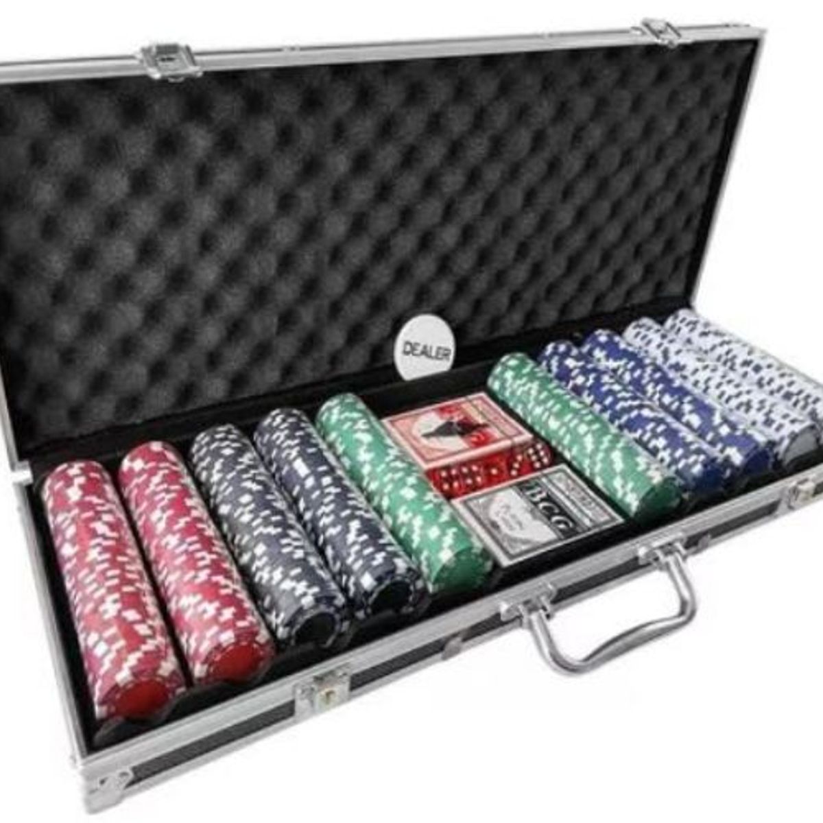 GENERICO - MALETIN DE POKER 500 FICHAS PARA MESA