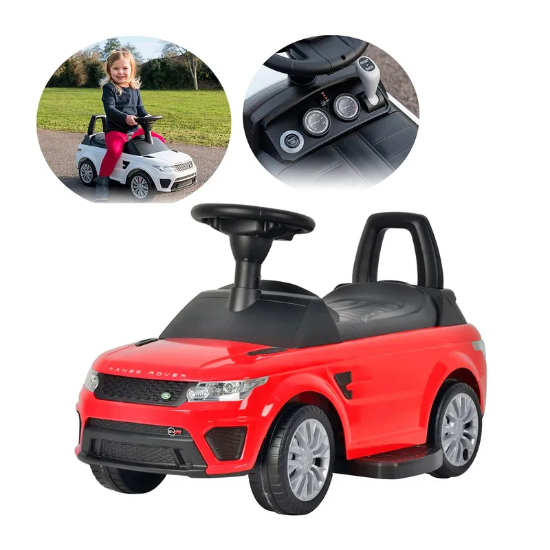 LAND ROVER - Correpasillo Eléctrico 2 en 1 LAND ROVER SVR Licenced ROJO