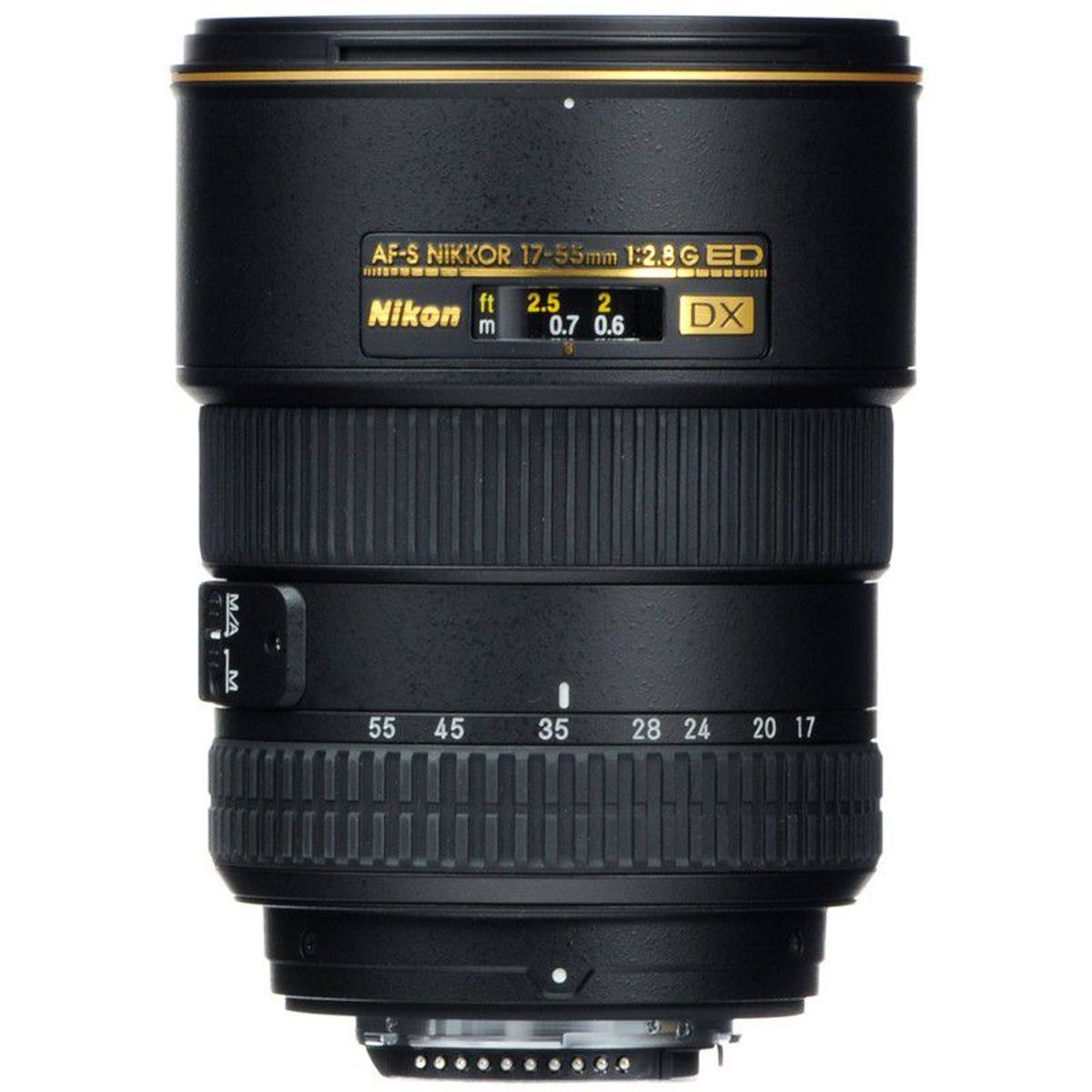 NIKON - Nikon AF-S DX Zoom-NIKKOR 17-55mm f/2.8G IF-ED Lens - Negro