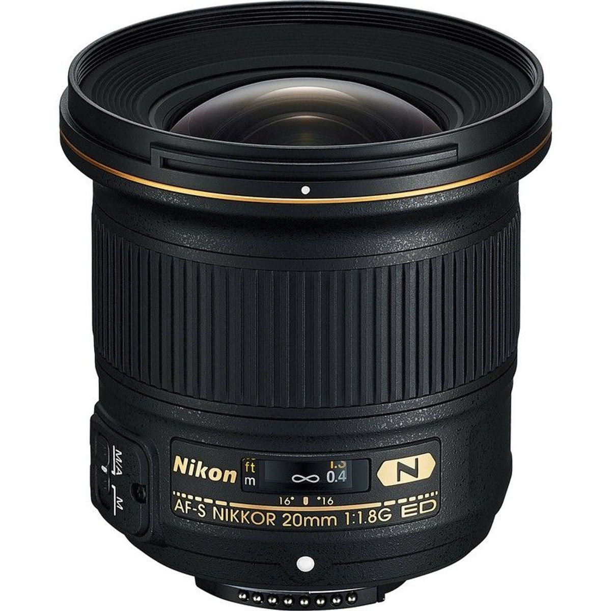 NIKON - Nikon AF-S NIKKOR 20mm f1.8G ED Lens - Black