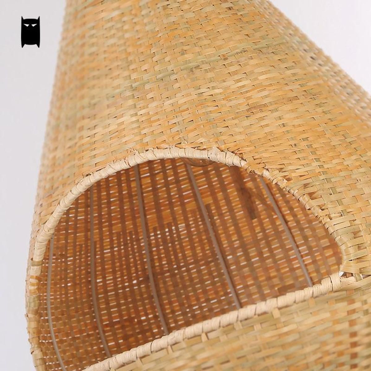 GENERICO - Lámpara colgante de bambú