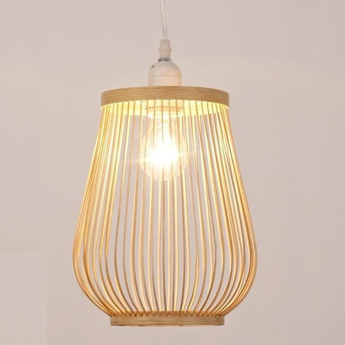 GENERICO - Lámpara colgante de madera