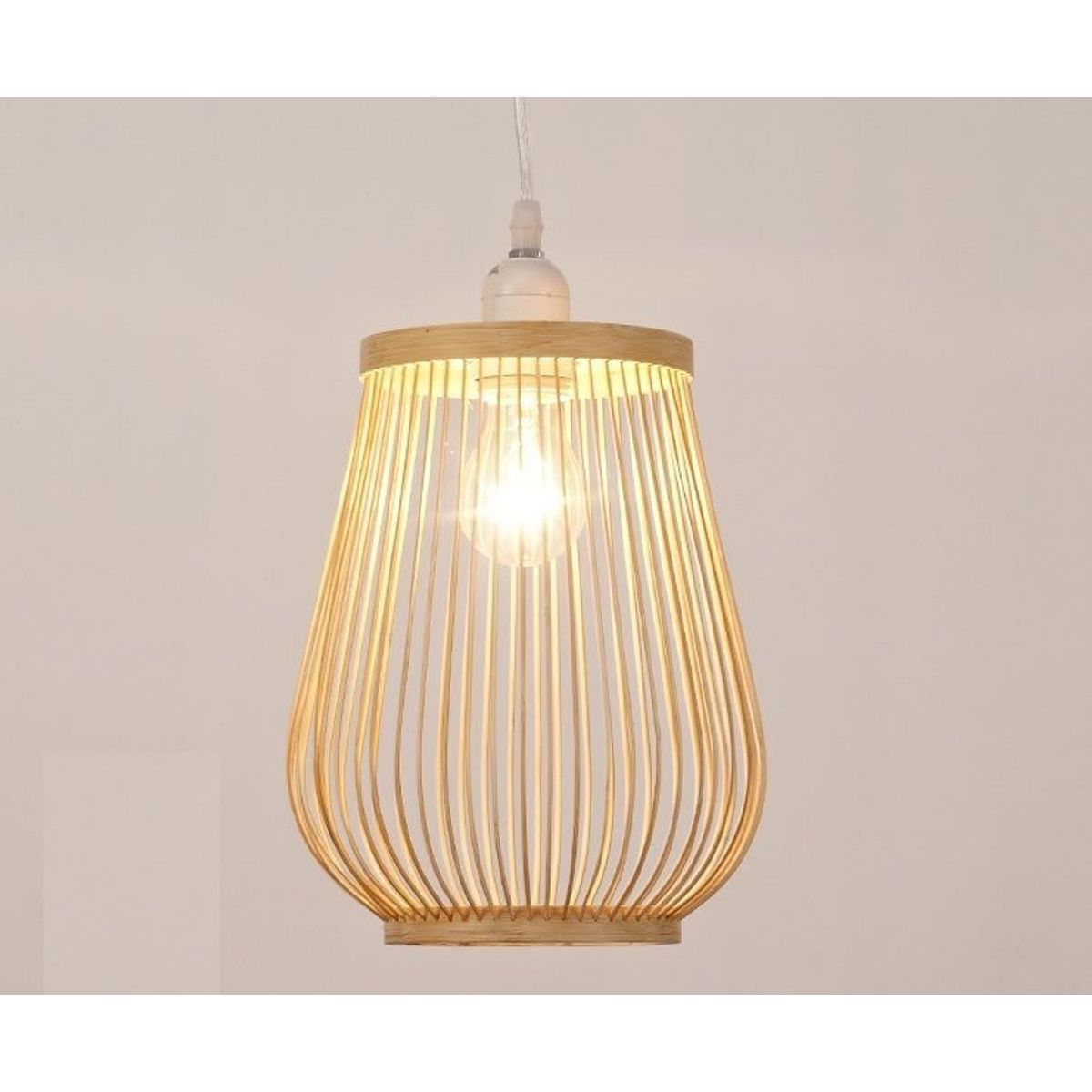 GENERICO - Lámpara colgante de madera