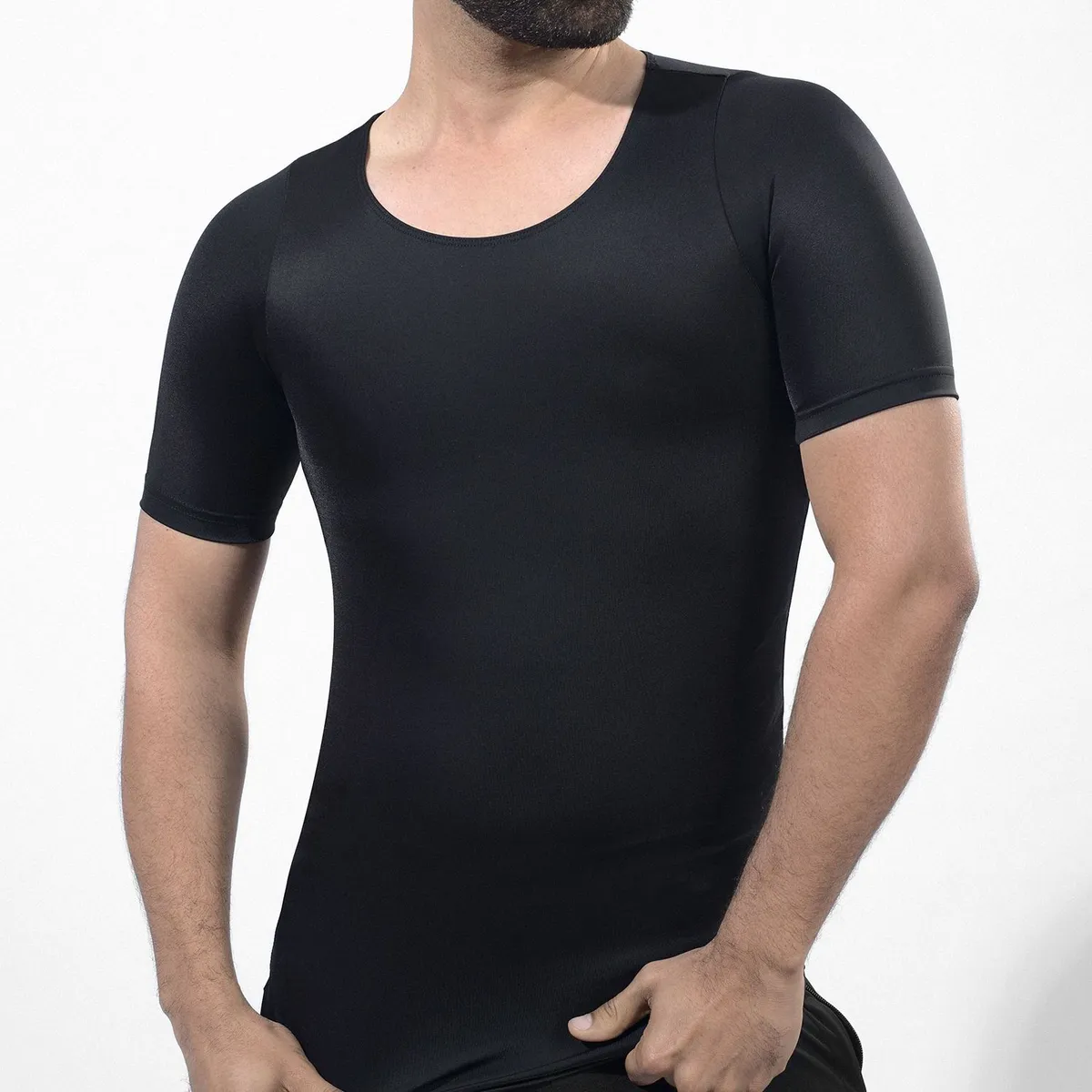 GENERICO - camiseta faja reductor cintura flacidez ginecomastia y abdomen