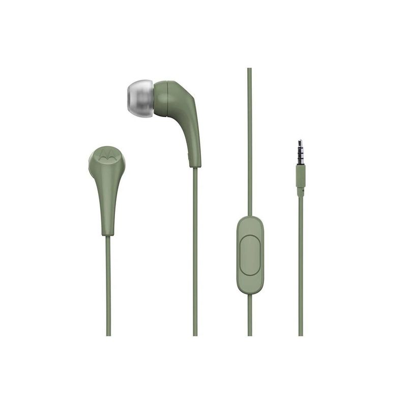 MOTOROLA - Audífono earbuds 2 ultra ligero con mic verde