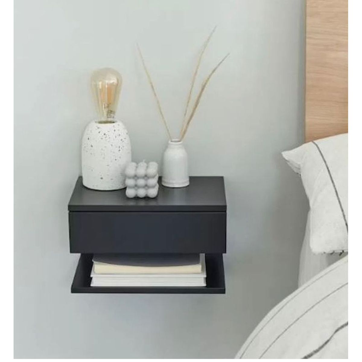 GENERICO - Velador Flotante Pablhoa - Negro