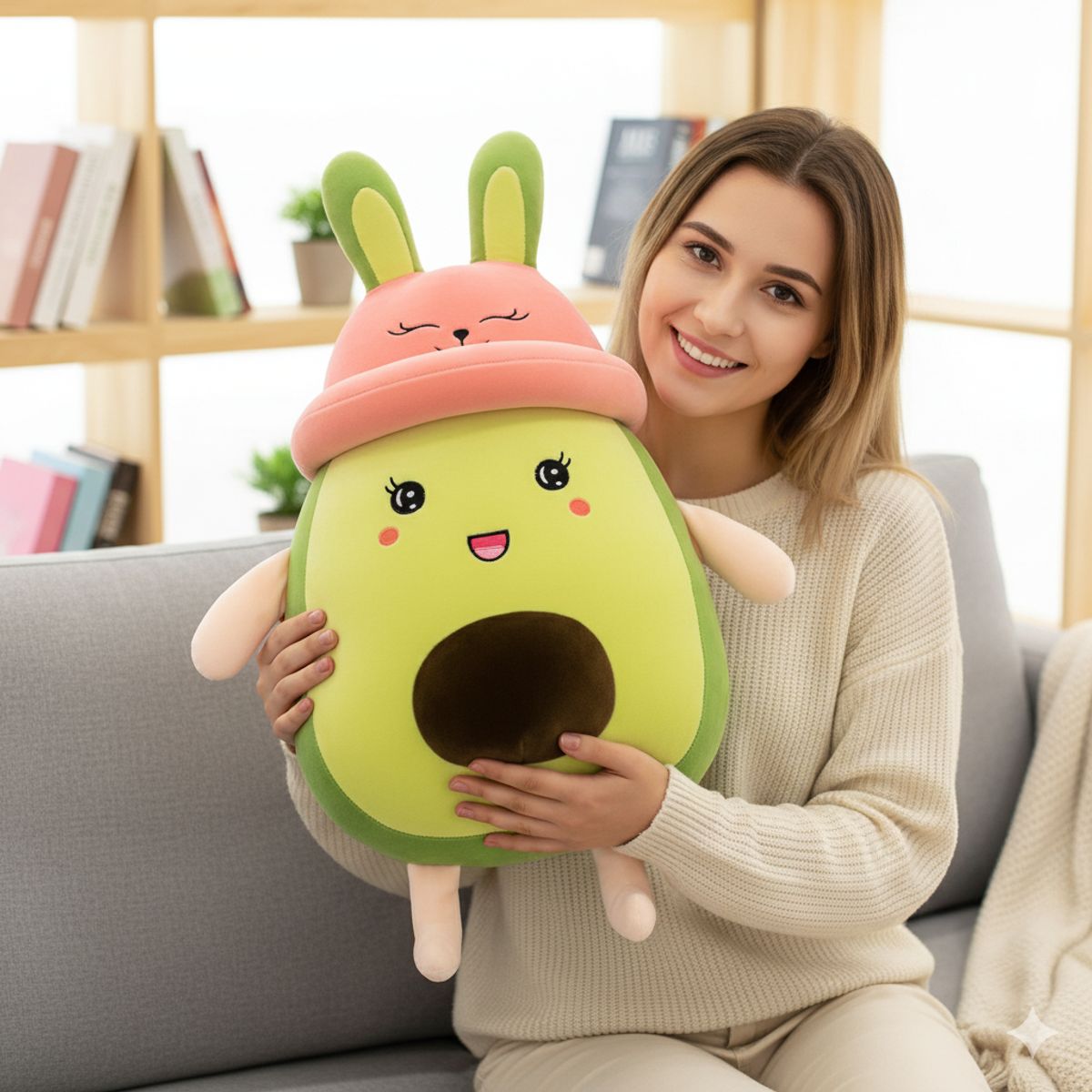 GENERICO - Peluche Palta Kawai con Sombrero Mediano