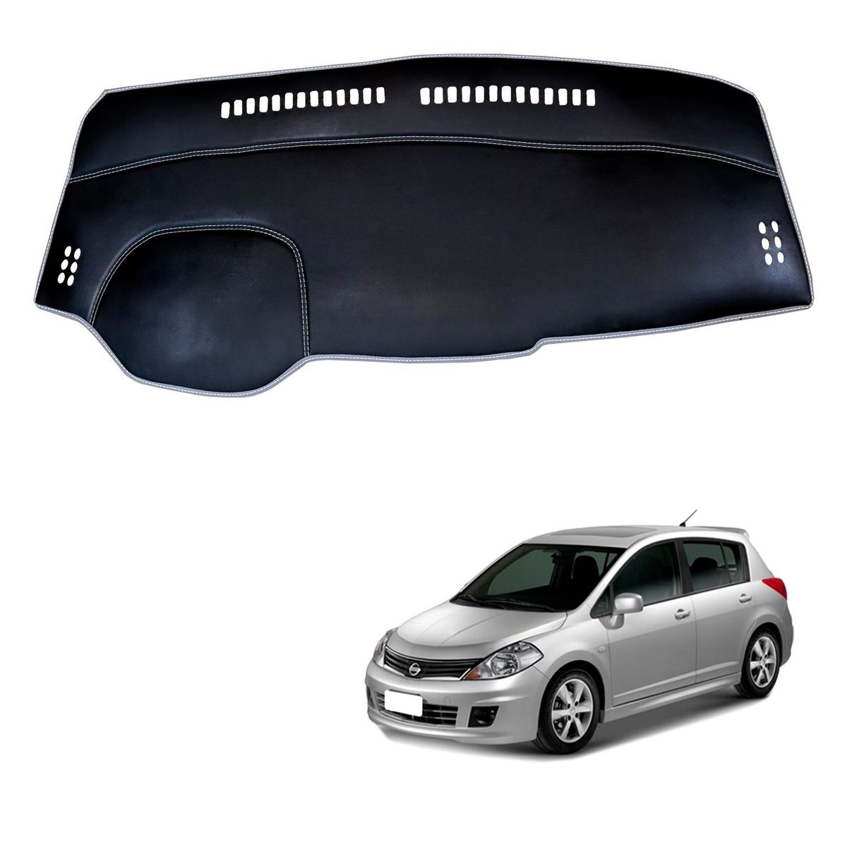 TECGO - PROTECTOR CUBRE TAPETE TABLERO TIPO NISSAN TIIDA 2008-2012