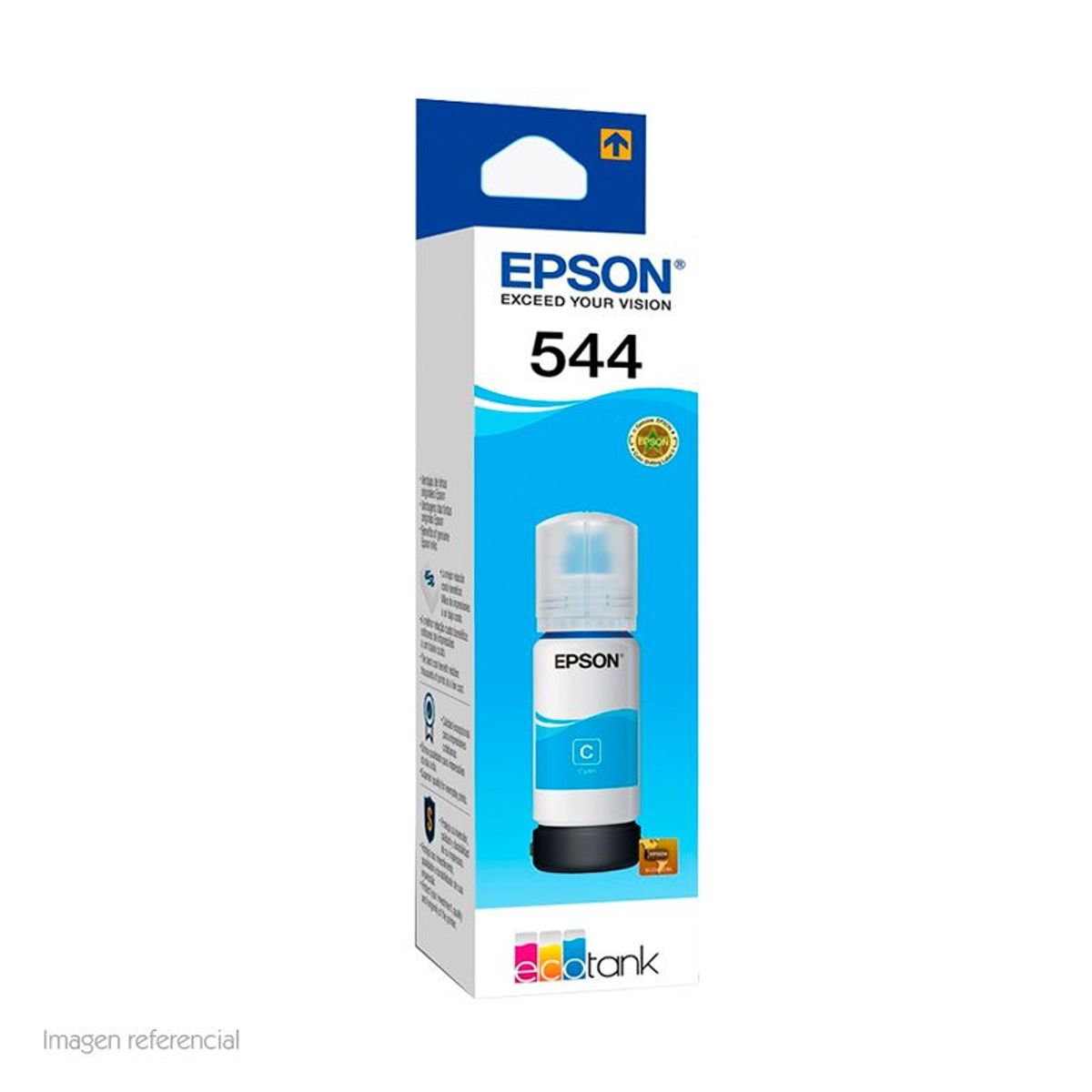 EPSON - BOTELLA DE TINTA EPSON T544 COLOR CYAN 65ML ORIGINAL
