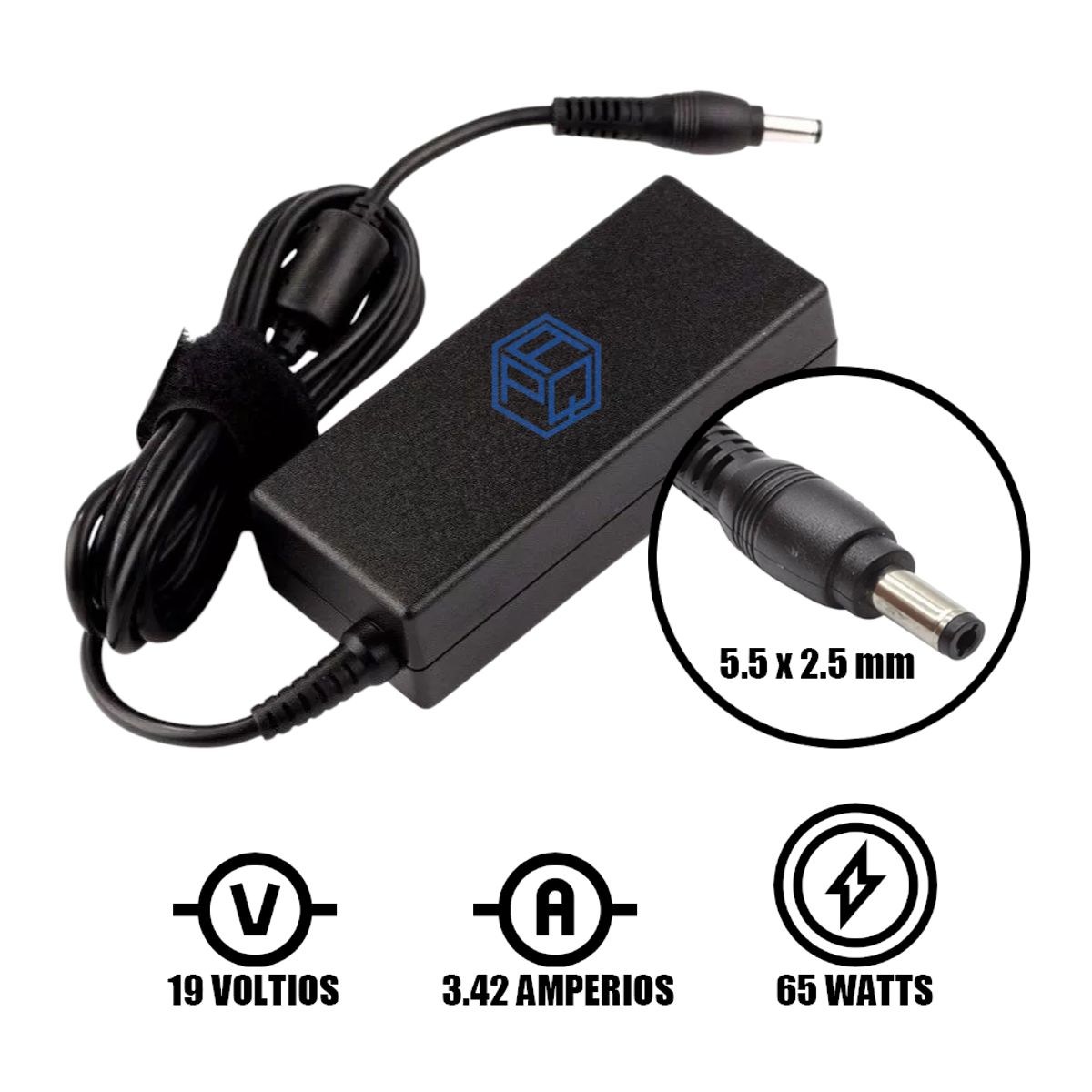 GENERICO - CARGADOR GENERICO TOSHIBA  - 19V 3.42A - 65W