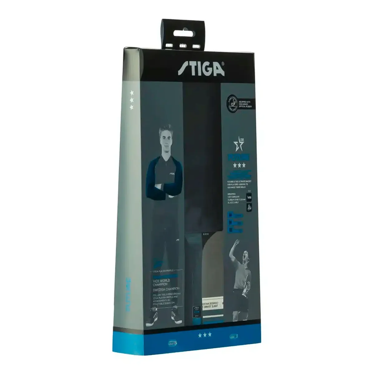 STIGA - RAQUETA DE PING PONG STIGA FUTURE 3 ESTRELLAS