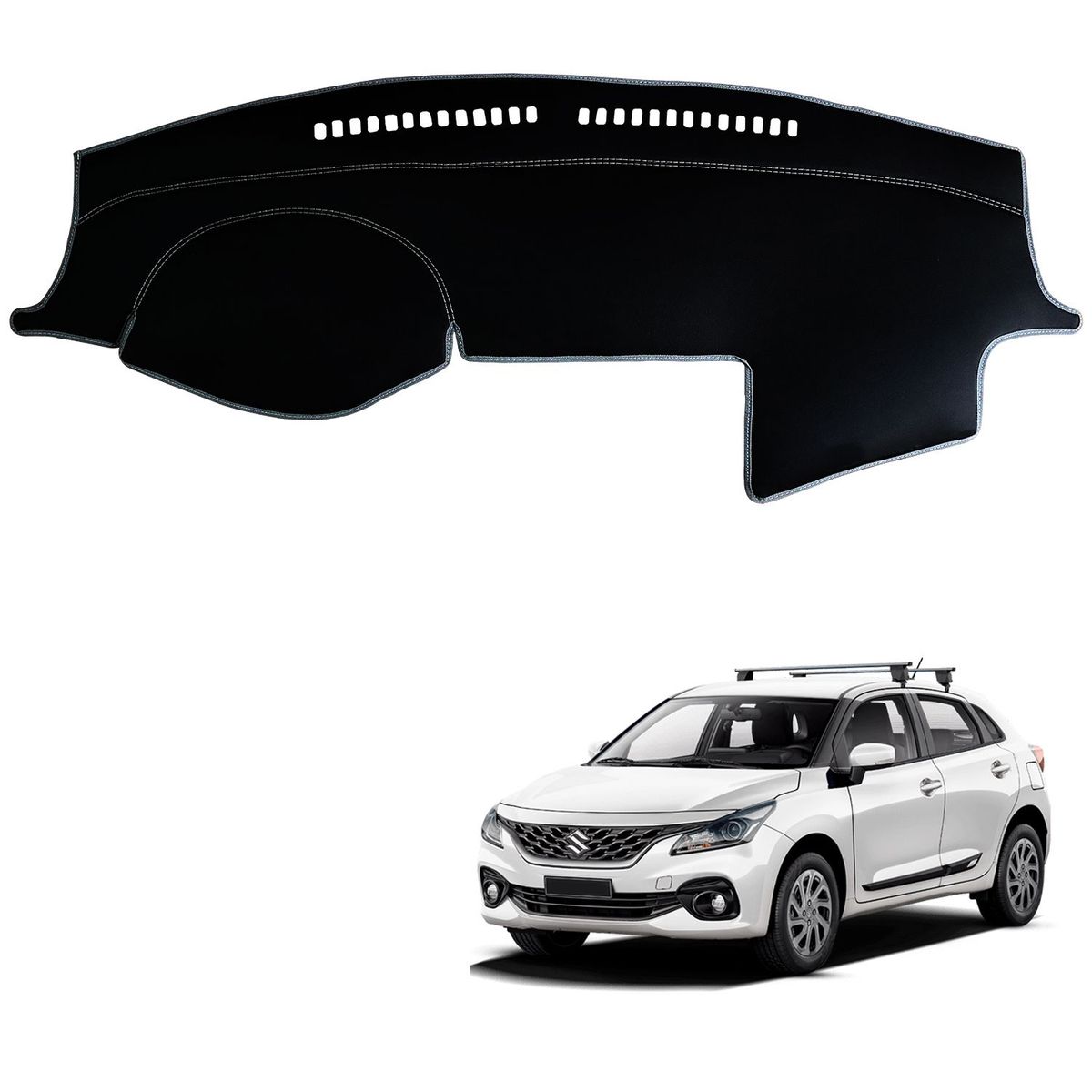 TECGO - PROTECTOR CUBRE TAPETE DE TABLERO TIPO SUZUKI BALENO 2017
