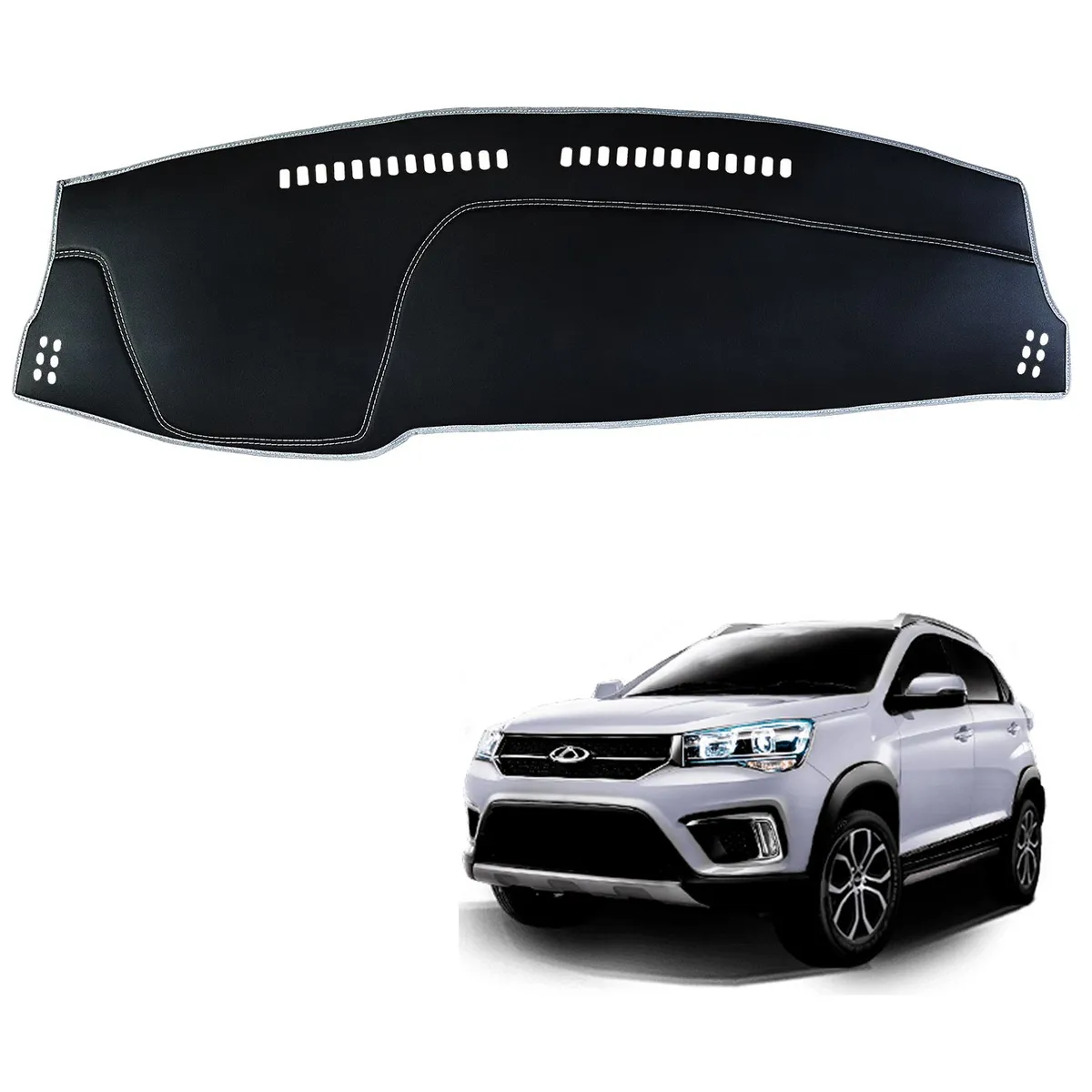 TECGO - PROTECTOR CUBRE TAPETE TABLERO TIPO CHERY TIGGO 2 AÑO 2023