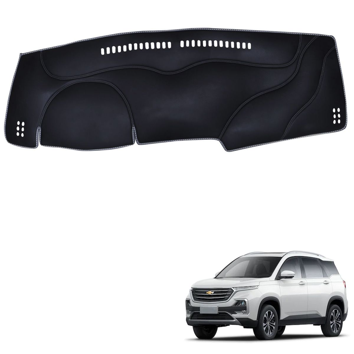 TECGO - PROTECTOR CUBRE TAPETE TABLERO TIPO CHEVROLET CAPTIVA 2021