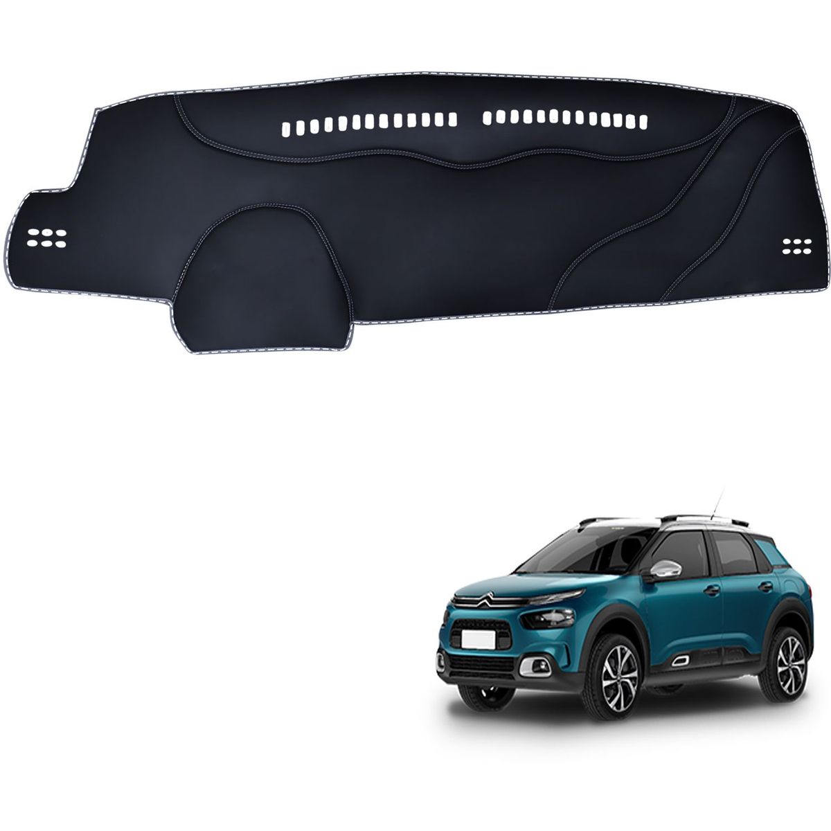 TECGO - PROTECTOR CUBRE TAPETE TABLERO TIPO CITROEN C4 - 2022