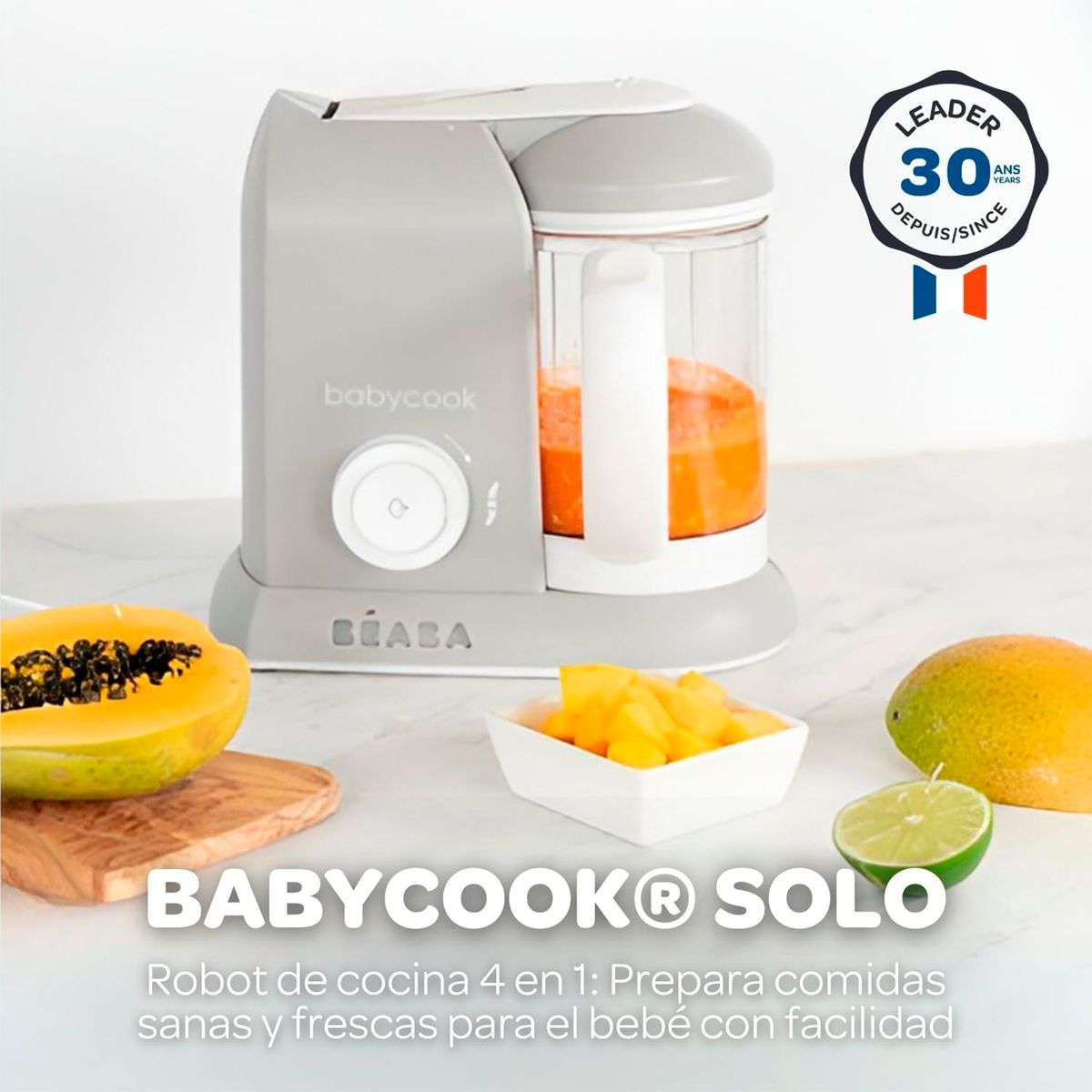 BEABA - BABYCOOK MODELO SOLO GRIS OCURO BEABA
