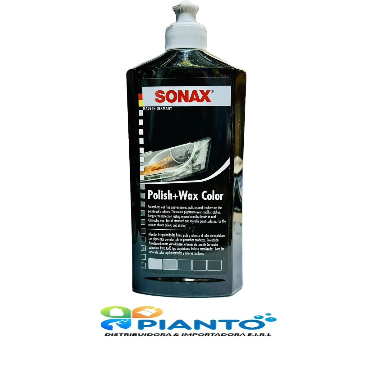 SONAX - Cera para Autos Sonax Polish Wax Color Negro 500ml