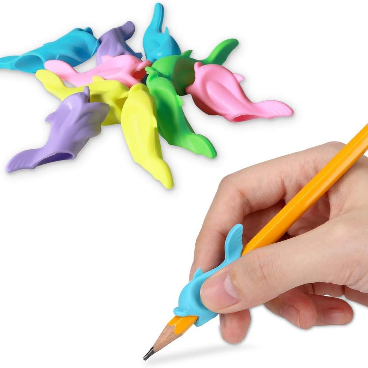 GENERICO - corrector de escritura 10pcs postura de lápiz